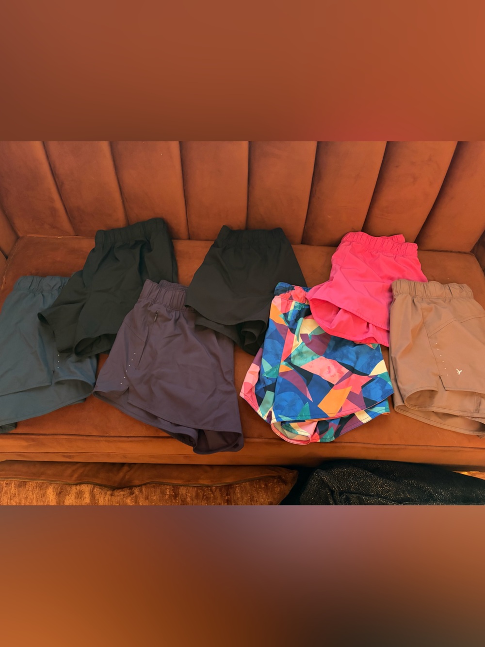 Old Navy Size M Athletic Shorts - Black, Pink, Blue, Tan, Multicolor